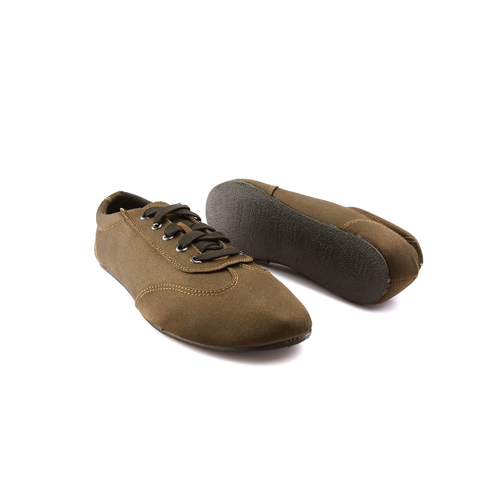 SNEAKER SATIN CHOCOLATE